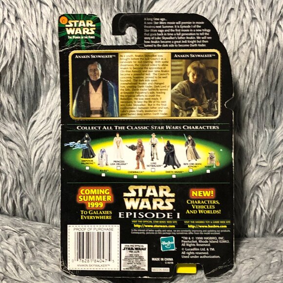 Vintage 1998 Kenner Star Wars Power of the Force Anakin Skywalker Action Figure - Picture 2 of 5